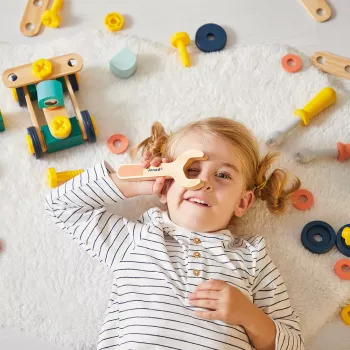 Janod Brico'kids 100-Piece Construction Set for Ages 3+
