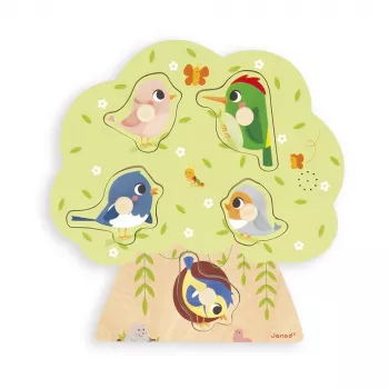 Janod Musical Puzzle Bird Sounds 18m+