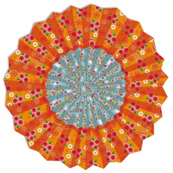 Janod Origami Kit - Creative Paper Folding Craft for Kids - 24 Sheets, 12 Animal Models - Les Ateliers du Calme