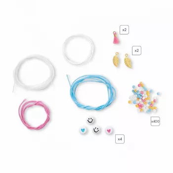 Janod DIY Jewellery Making Kit Flower Beads 6+
