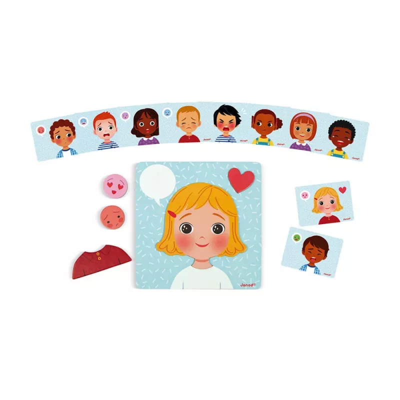 Janod Magnetic Puzzle Emotions