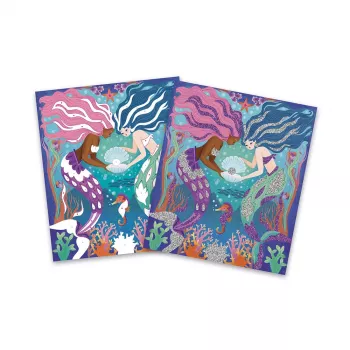 Janod Creative Art Kit Glitter Mermaids 6+