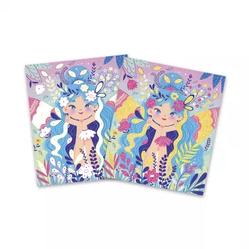 Janod Glitter Fairy Creative Art Kit for Kids 6+