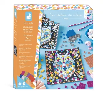 Janod Creative Mosaic Kit Mandala Party Friends 5-8 Years