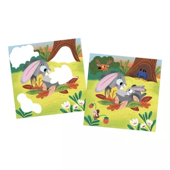 Janod My Arts & Crafts Reusable Water Colouring Book - Cute Animals - 18m+