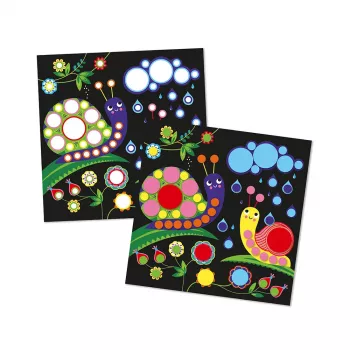 Janod My Arts & Crafts Round Stickers Creative Multi Set