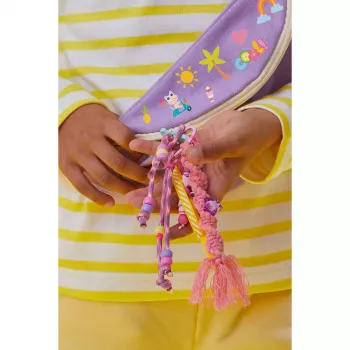 Janod DIY Bag Charm Creative Kit for Keychains, Felt Craft, Ages 7+