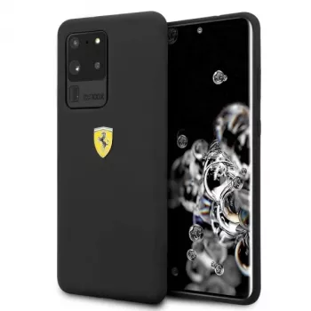 Ferrari Hardcase FESSIHCS69BK Silicone Case for Samsung Galaxy S20 Ultra - Black