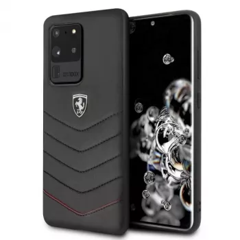 Ferrari Hardcase FEHQUHCS69BK Heritage for Samsung Galaxy S20 Ultra, Black