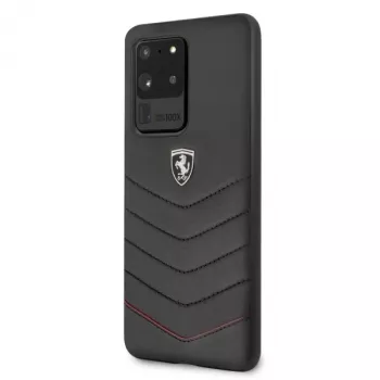 Ferrari Hardcase FEHQUHCS69BK Heritage for Samsung Galaxy S20 Ultra, Black