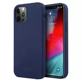 MINI MORRIS Mini MIHCP12MSLTNA iPhone 12/12 Pro 6.1 inch Navy Blue Hard Case Silicone Tone On Tone