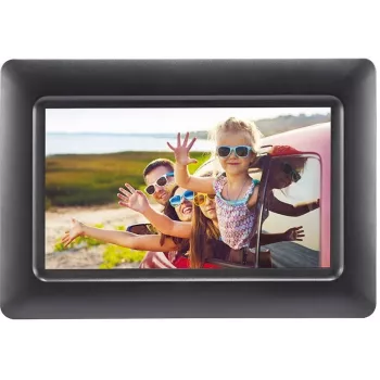 AGFAPHOTO Agfa Photo LED HD 7 Digital Photo Frame with Clock and Calendar APF700 Black