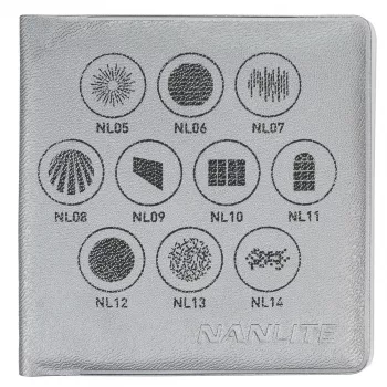 Nanlite Gobo Set 1 - 10 Metal Gobos for Forza 60/60B