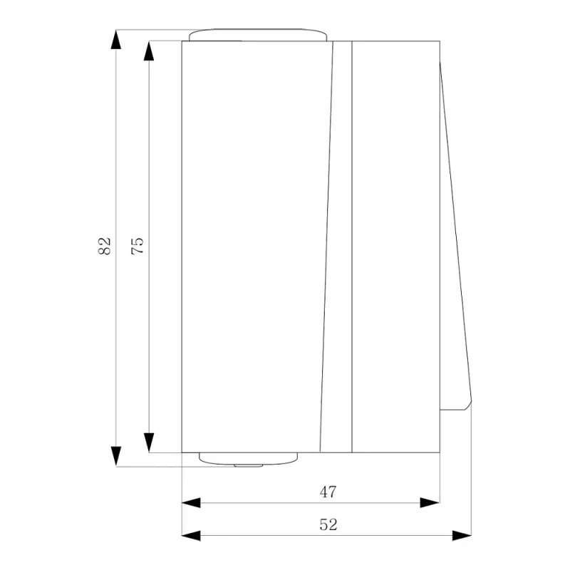 SIEMENS Universal Switch Surface-mounted DELTA Fläche Dark Grey 1-gang 10A 250V