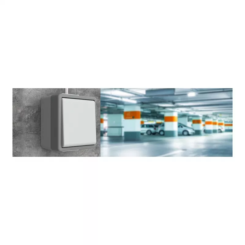 SIEMENS Universal Switch Surface-mounted DELTA Fläche Dark Grey 1-gang 10A 250V