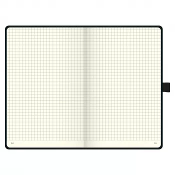 BRUNNEN KOMPAGNON Notebook A5 Squared Black 96 Sheets