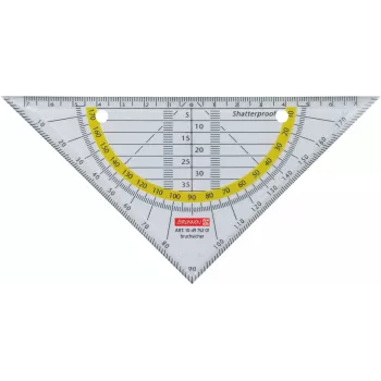 BRUNNEN Geodreieck OFFICE TO GO 16.0 cm Set Square Transparent