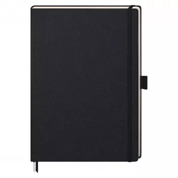 BRUNNEN KOMPAGNON Notebook A4 Squared Black 96 Sheets