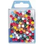 WEDO 56 199 Marking Pins, 16 mm, 6 mm Head, Assorted Colours