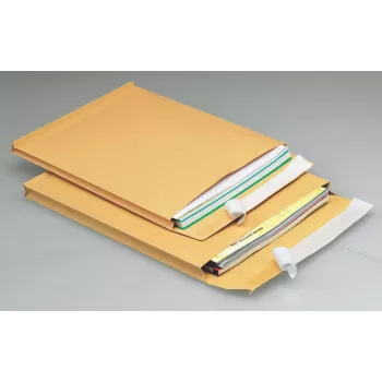 Mayer-Kuvert-Network Gusseted Shipping Envelopes DIN C4 Without Window Brown 2.0 cm Gusset 100 Pieces