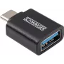 Schwaiger USB Adapter USB 3.1 Type-C Male to USB 3.0 Type-A Female Black (CAU310 533)