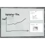 SIGEL GL141 Artverum Glass Magnetic Board 1000 x 650 mm, Super White, Frameless, incl. 2 Magnets