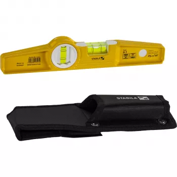 STABILA Type 81 S Torpedo Spirit Level, 25 cm, Magnetic, Cast Aluminium