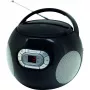 Soundmaster SCD5800BL Portable CD Radio Boombox with Cassette Deck, USB, FM Radio, Microphone - Blue