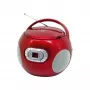 SOUNDMASTER SCD5100WE White CD Boombox with FM Radio, Cassette Player, USB and AUX