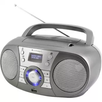 Soundmaster SCD1800TI DAB+/CD Boombox Titanium