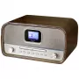 Soundmaster DAB970BR1 Table Radio DAB+, FM, AUX, Bluetooth, CD, USB, Battery Charging Function, Brown