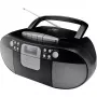 Soundmaster SCD7800SW DAB+ FM CD Cassette Radio with Alarm Function, Black
