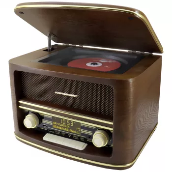 Soundmaster NR961 Table Radio DAB+, FM, AUX, USB, CD, Bluetooth, Remote Control, Brown