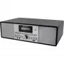 Soundmaster DAB980SW Black Music Centre DAB+/FM-RDS CD USB Bluetooth Audiobook Player with Cassette and Turntable