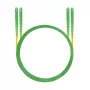 HELOS LWL Patch Cable E2000® APC/E2000® APC (LSH) Duplex 9/125µm OS2 Yellow 0.5m