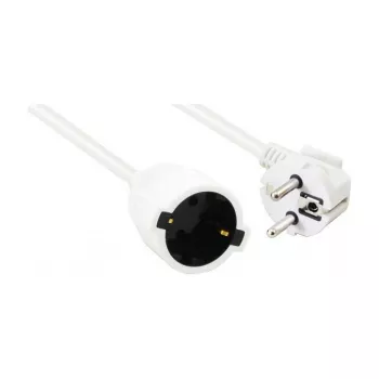 HELOS Schuko Extension Cable, 3-Pin, White, 3.0m