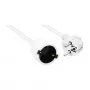 HELOS Schuko Extension Cable, 3-Pole, White, 15.0m