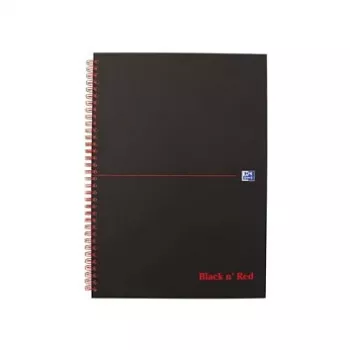 Oxford 400047609 Notebook A4 Squared Black 70 Sheets Matte