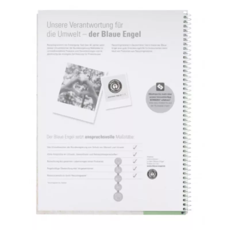 Oxford College Block A4+ 80 Sheets 90 g/m² Squared Blue 4-Hole