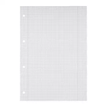 Oxford Schulblock Recycling DIN A4 50 Sheets Lineatur 28 Squared with Margin Head-Glued - A4