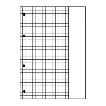 Oxford Writing Block DIN A4 Lined Line 22, 80 Sheets, 90 g/m², White