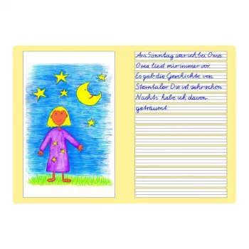 Oxford 100050092 School Story Book A4, 16 Sheets, 90 g/m², Green