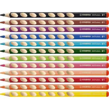 STABILO EASYcolors Coloured Pencils - 12 Pieces