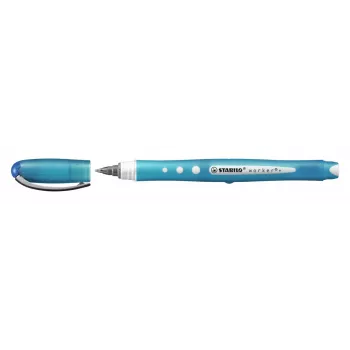 STABILO Worker Rollerball Pen - Multicolour - Blue Ink - 0.5 mm - 10 Pack