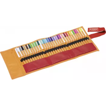 STABILO point 88 Fineliner Pen Set - 20 Assorted Colors, 0.4 mm