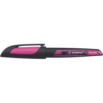 STABILO EASYbuddy Fountain Pen Black/Magenta M (Medium Nib)
