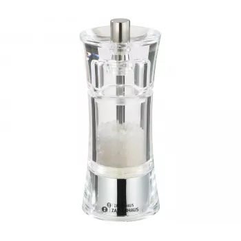 Zassenhaus Salt Mill Aachen Acrylic Glass, 14 cm