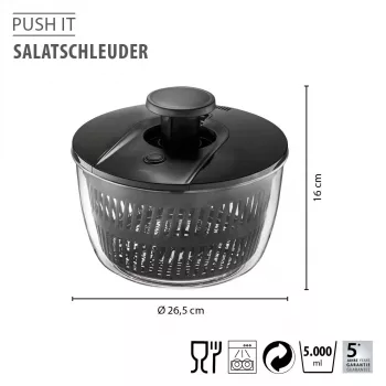 GEFU PUSH IT Salad Spinner