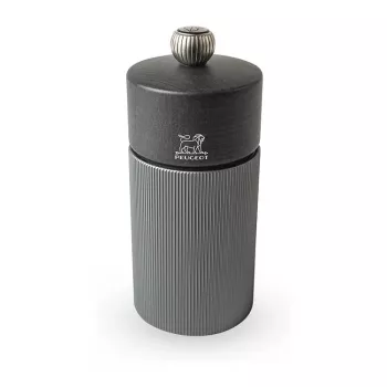 Peugeot Line Salt Mill 12 cm Graphite Natural Wood/Aluminium