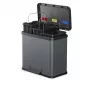Hailo Öko trio Plus L Recycling Bin 30 L Dark Grey Matt